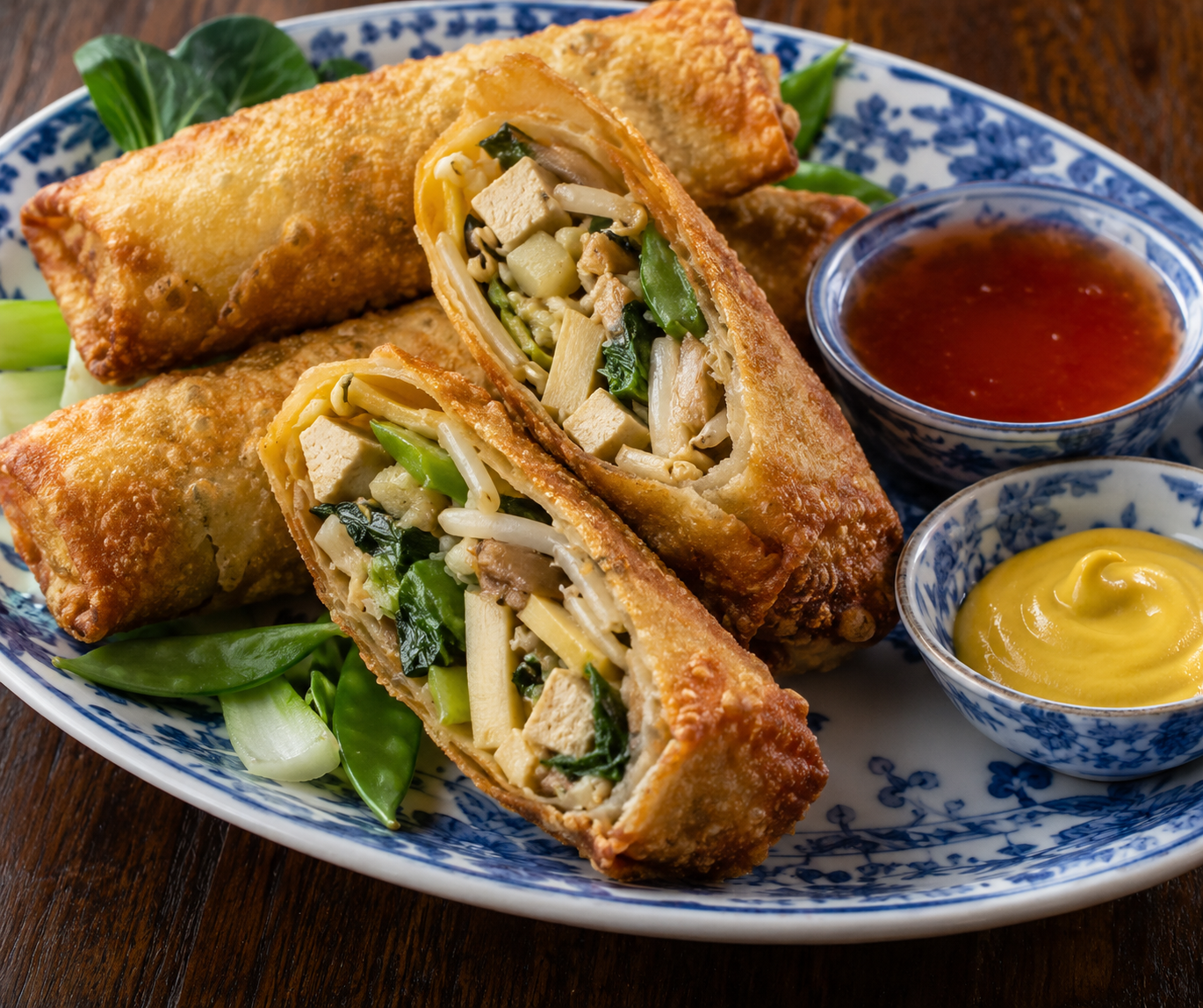 Home-Style Vegetarian Egg Rolls