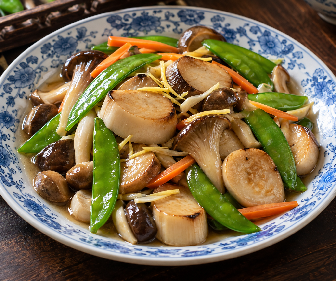 King Oyster Mushrooms with Mixed Mushrooms