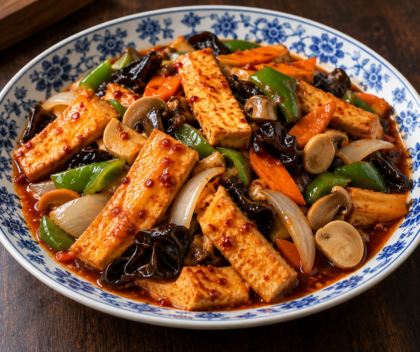 Tofu with Chile Sauce